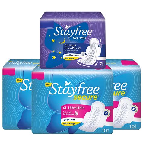 stayfree large pads